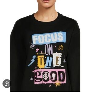 Kids Black Graphic Tee